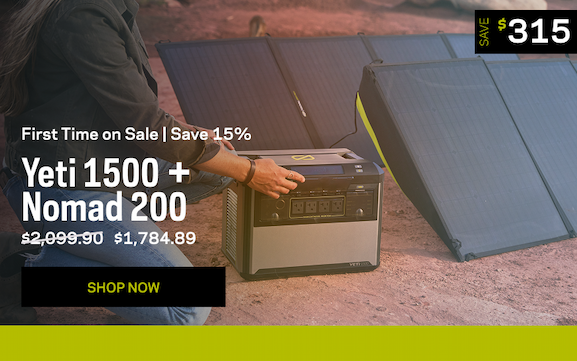 Yeti 1500 + Nomad 200 Save $315