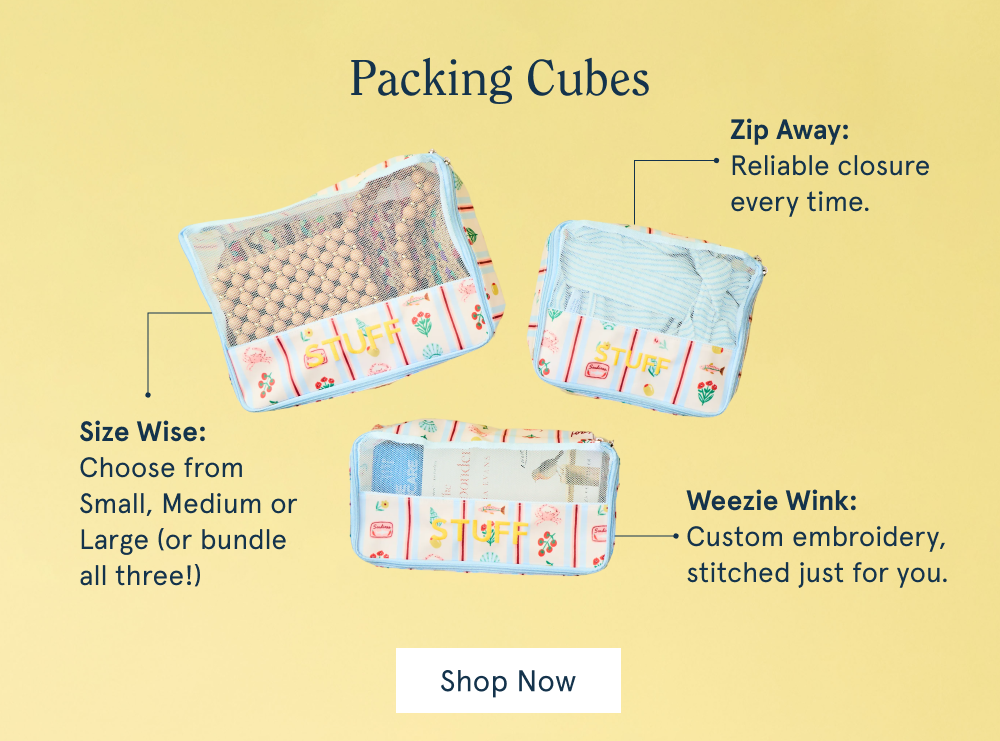 packing cubes