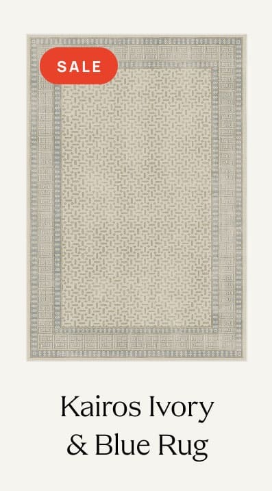 Kairos Ivory & Blue Rug