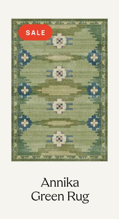 Annika Green Rug 