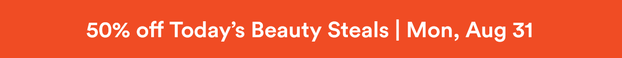 50% off today's beauty steals