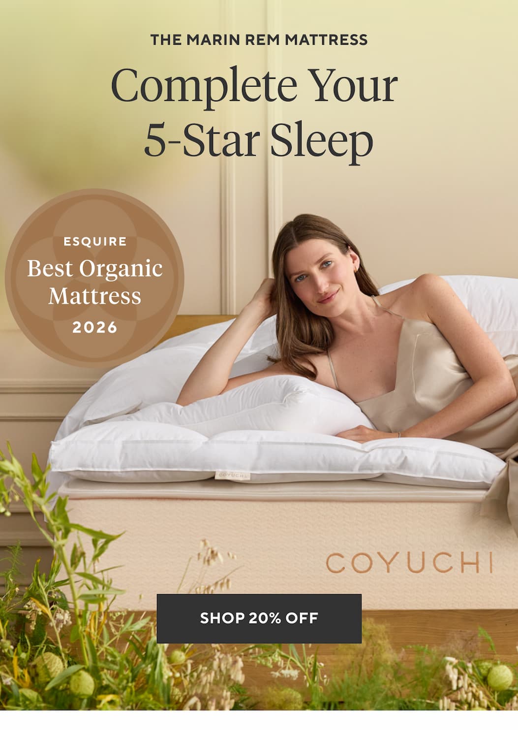 The Marin REM Mattress Complete Your 5-Star Sleep Shop 20% Off