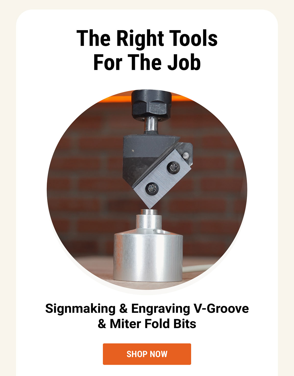 Signmaking & Engraving V-Groove & Miter Fold Bits