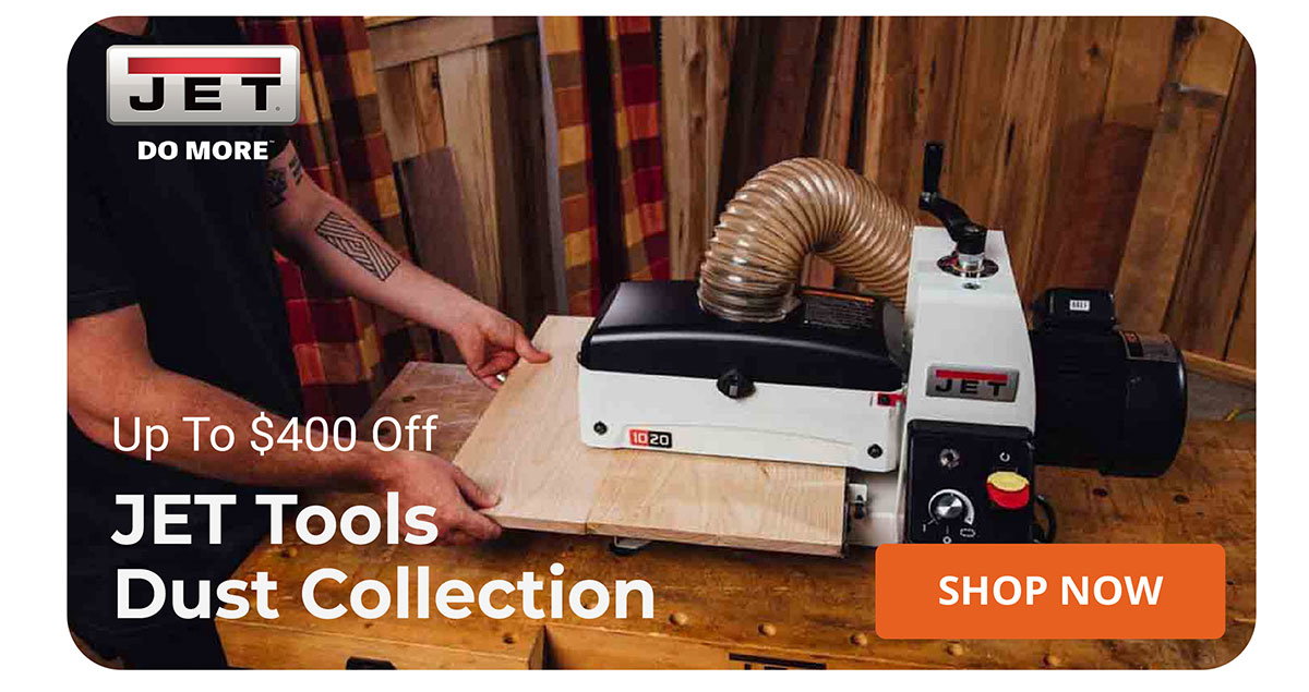 Up To $400 Off JET Tools Dust Collection
