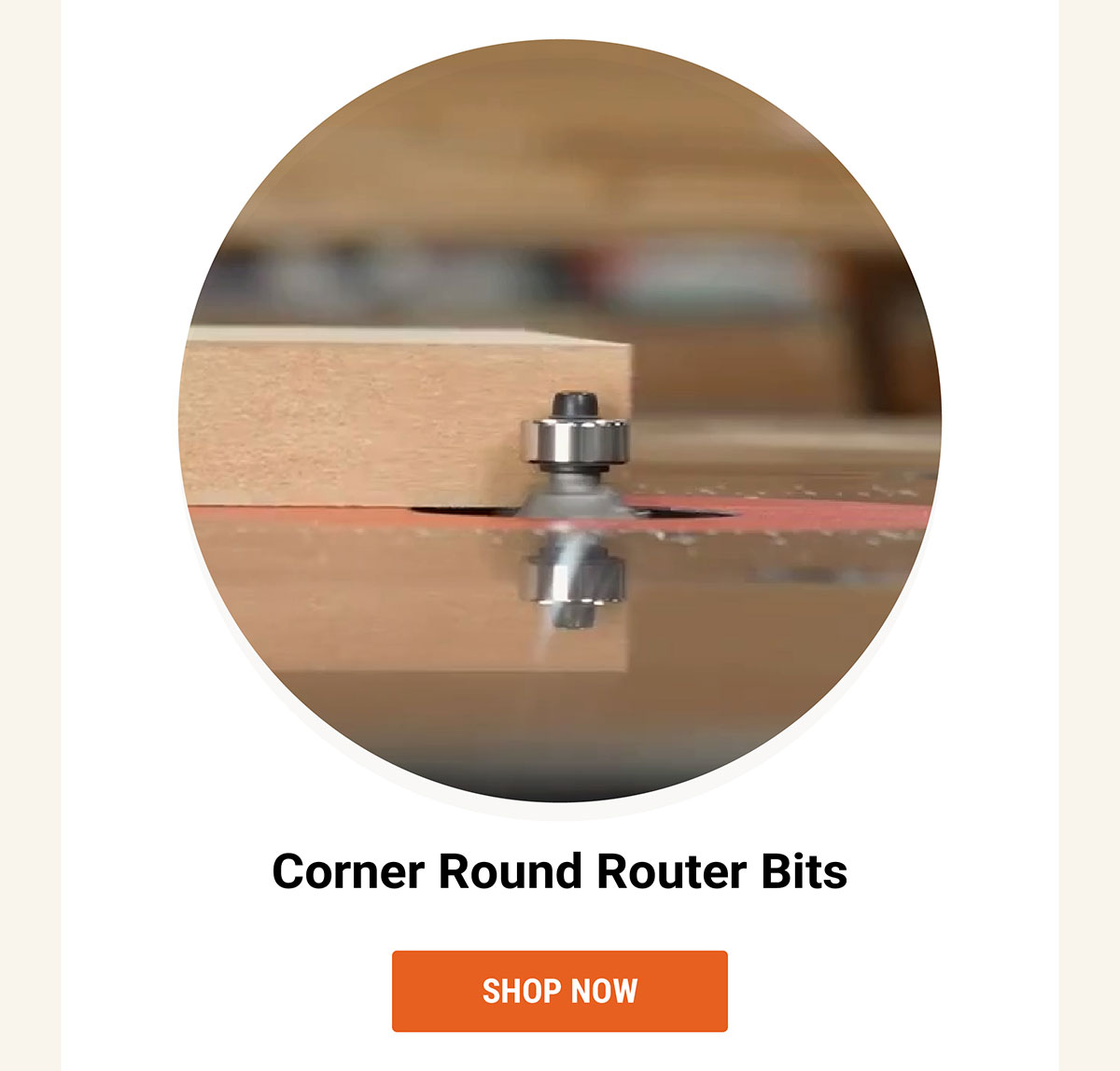 Corner Round Router Bits