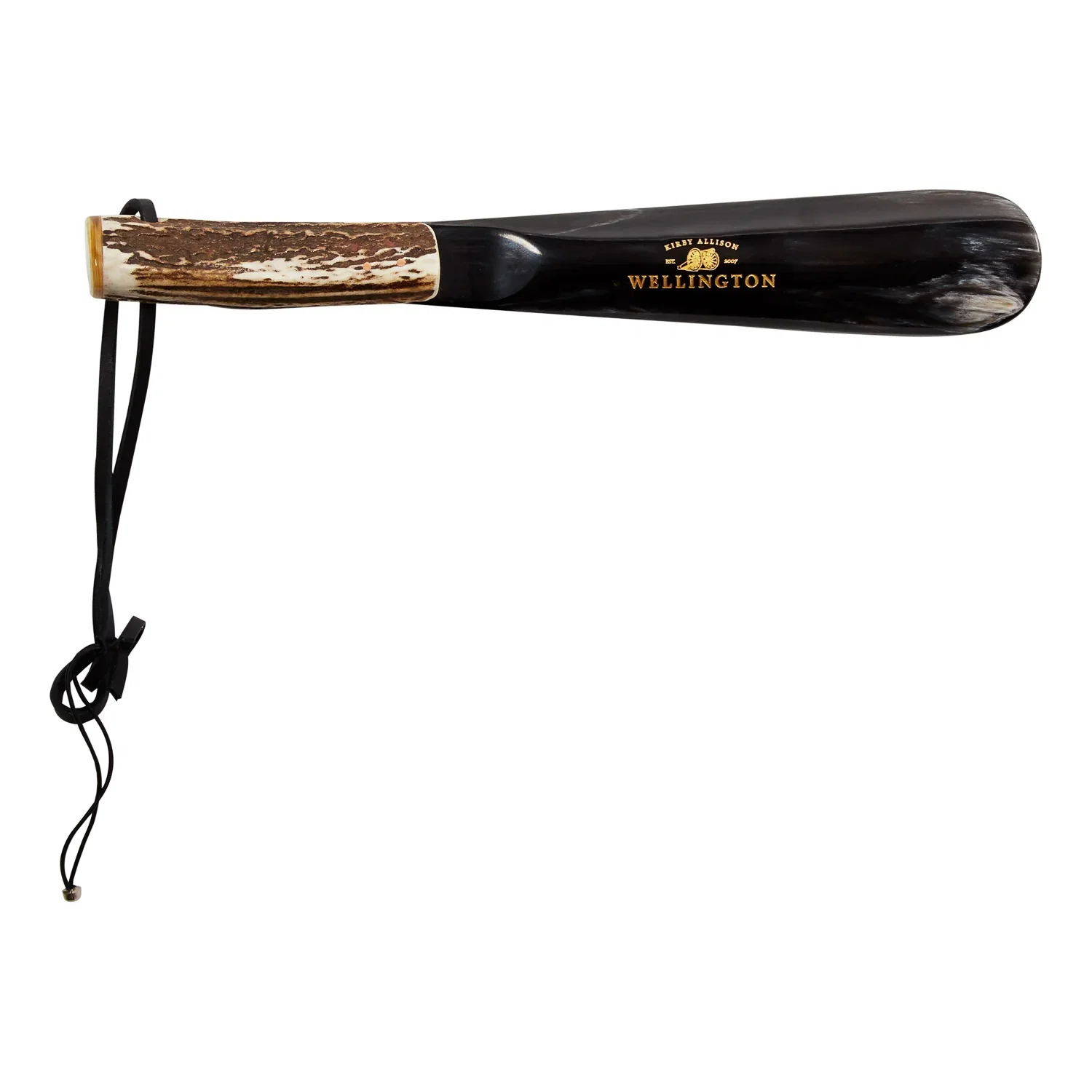 Image of Wellington 10-inch Stag-Handle Shoehorn