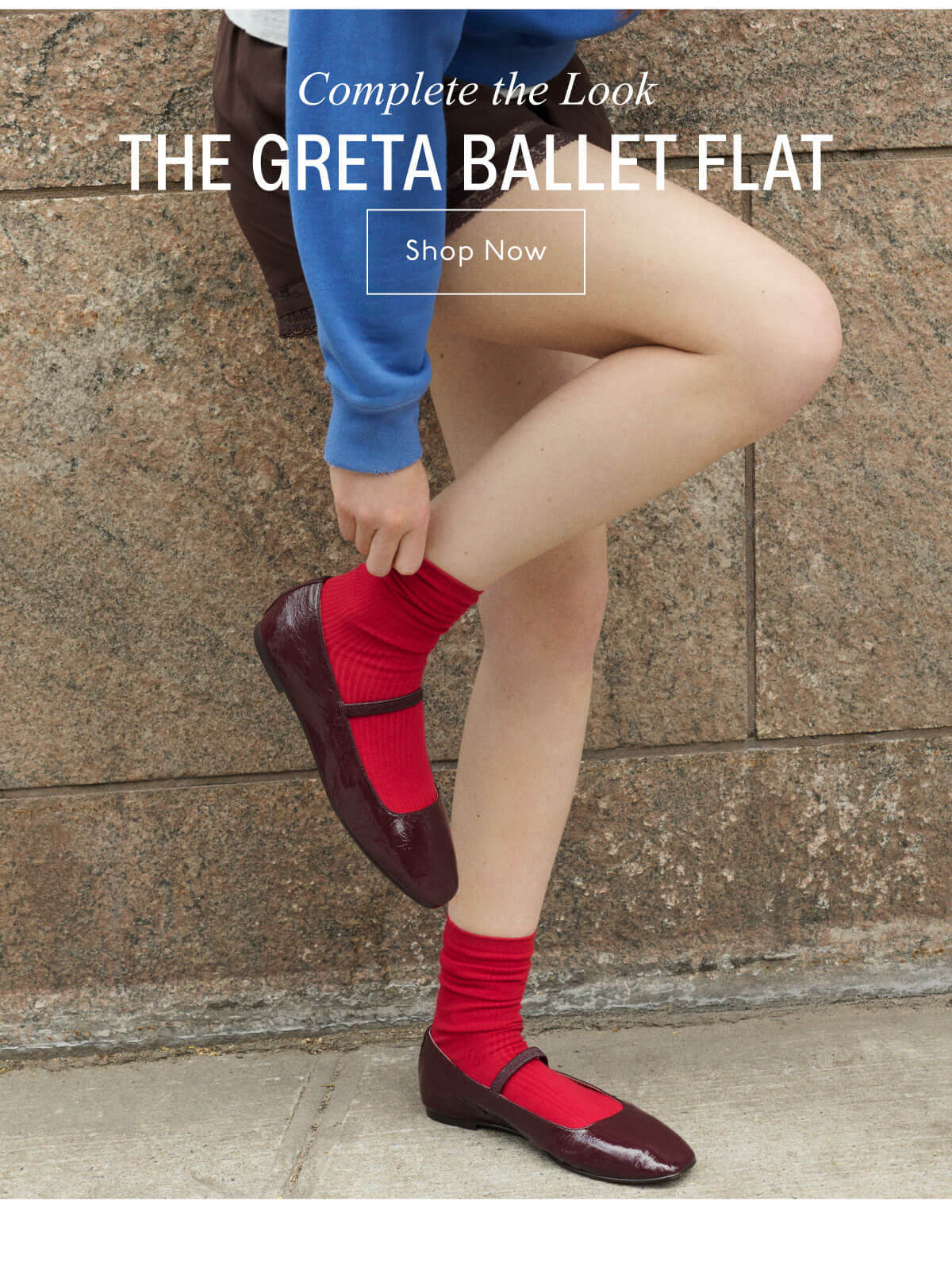 Complete the Look | The Greta Ballet Flat | Shop Now