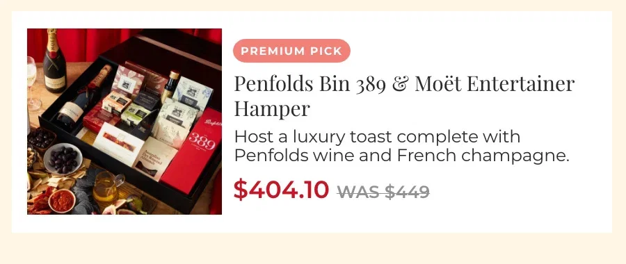 Penfolds Bin 389 & Moët Entertainer Hamper