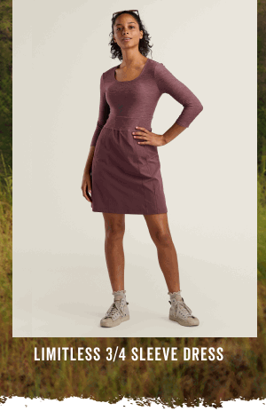 Shop the Limitless 3/4 Sleeve Dress