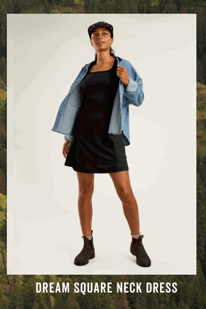 Shop the Dream Square Neck Dress