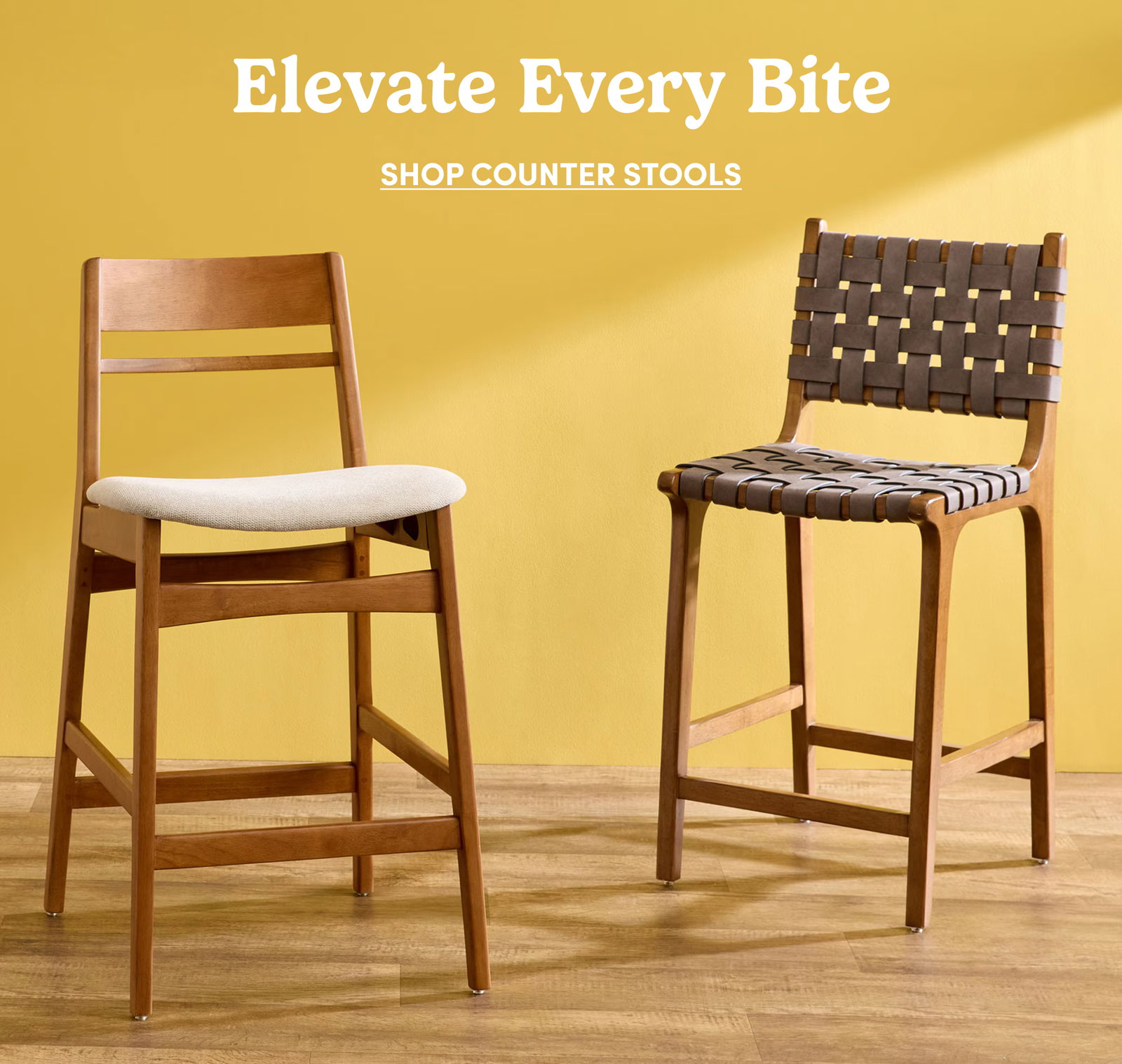 Elevate Every Bite | SHOP COUNTER STOOLS