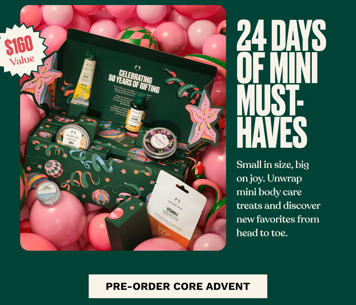 Don't forget the 24 days of mini must-haves