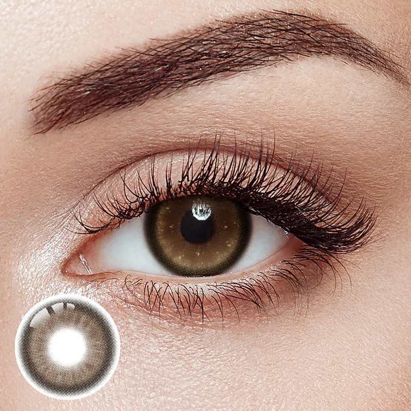 [US Warehouse] Bass Brown Prescription Yearly Contact Lenses