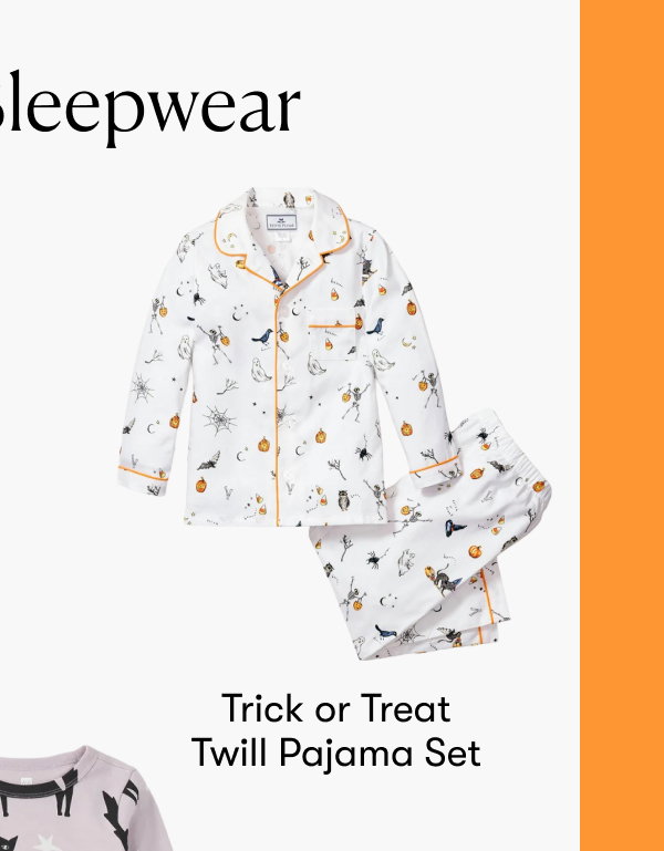 Trick or Treat Twill Pajama Set