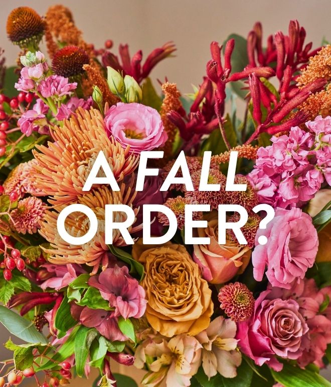 Fall Guy - Fall best seller bouquet - Just Right Size $89