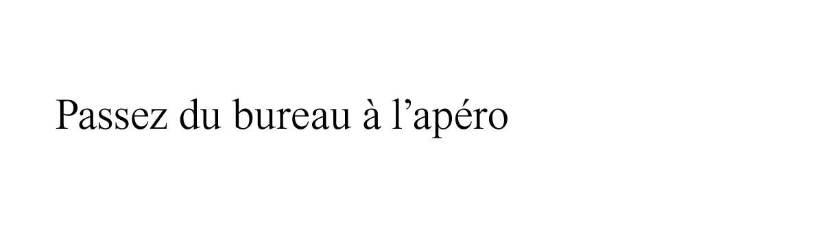 passez du bureau a l'apero