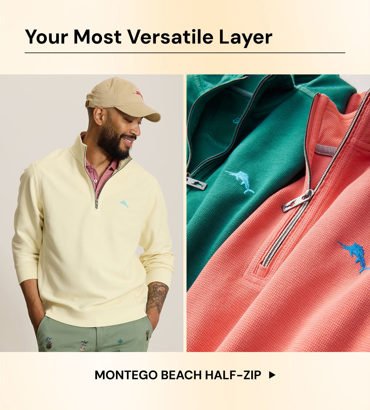 Montego Beach Half-Zip
