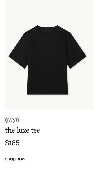 the luxe tee