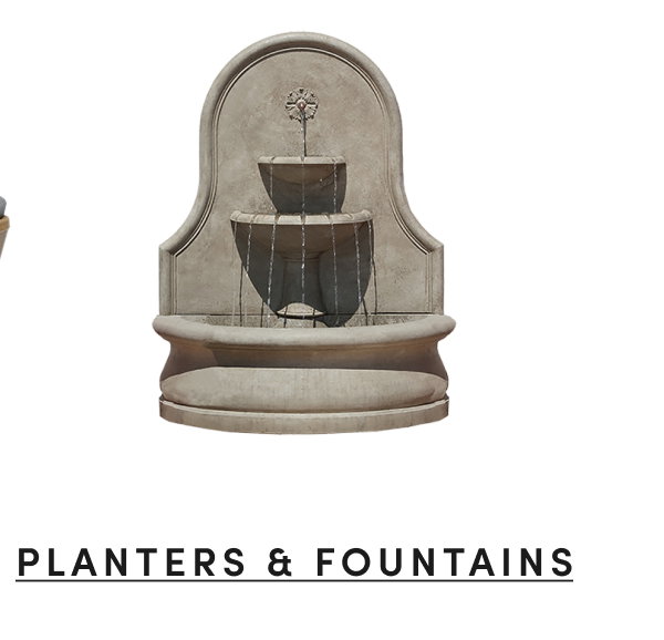 Shop Planters and Fountains
