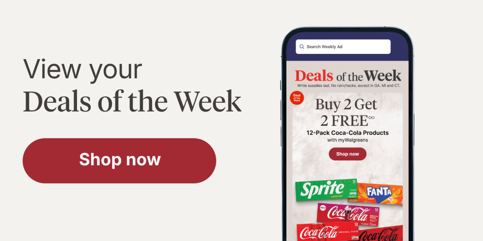 View your Deals of the Week