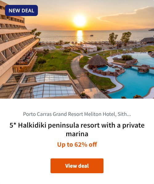 5* Halkidiki peninsula resort with a private marina