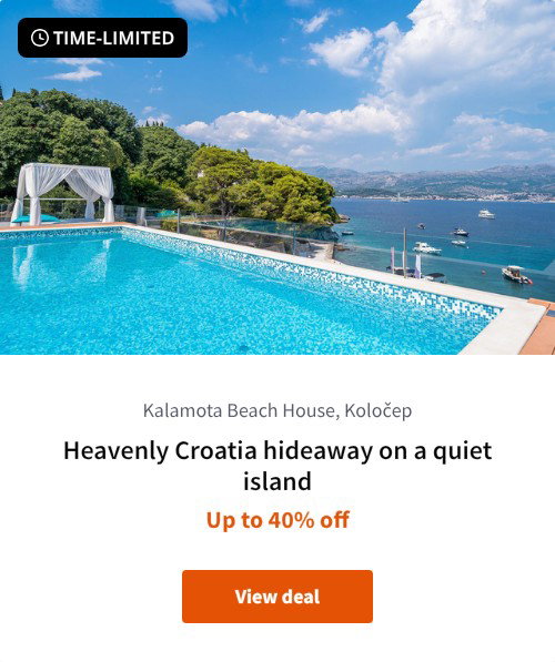 Heavenly Croatia hideaway on a quiet island