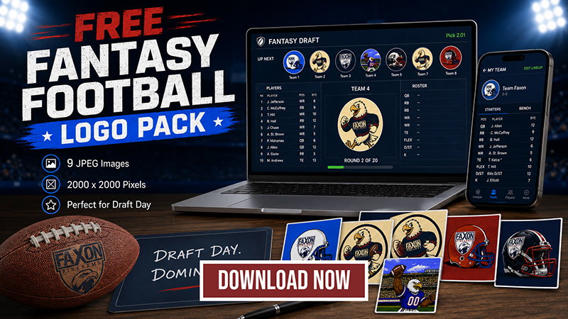 FREE FANTASY FOOTBALL LOGO PACK