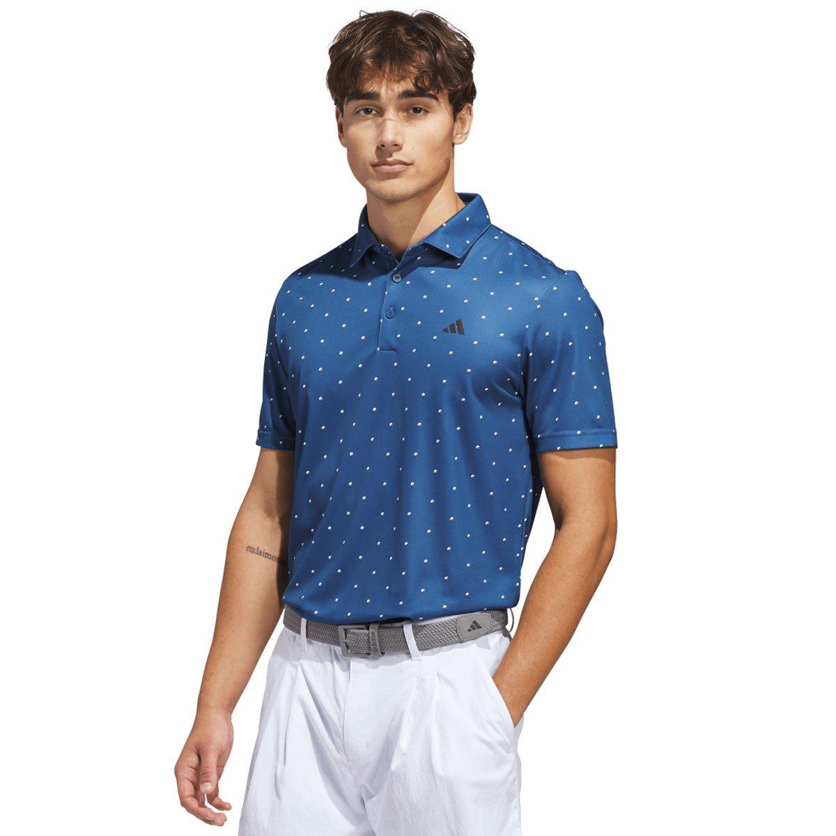 adidas Men's Performance Printed Golf Polo Shirt