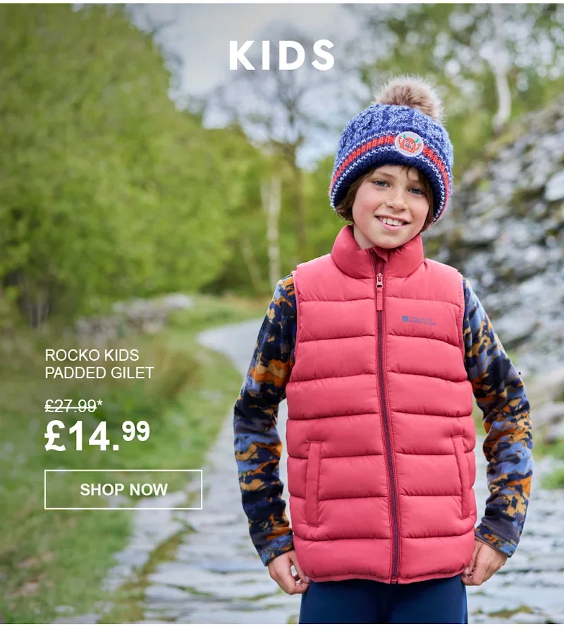 Rocko Kids Padded Gilet