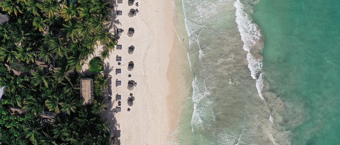 Beachfront Tulum Tropical Escape with Daily Breakfast & Daily US$50 Credit