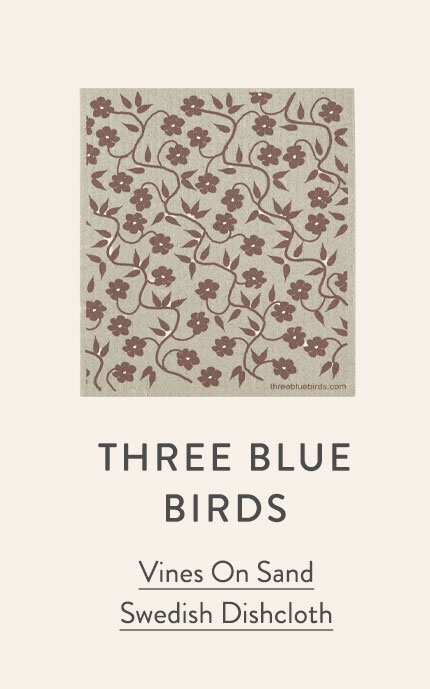 Vines On Sand Swedish Dishcloth Vines On Sand Swedish Dishcloth