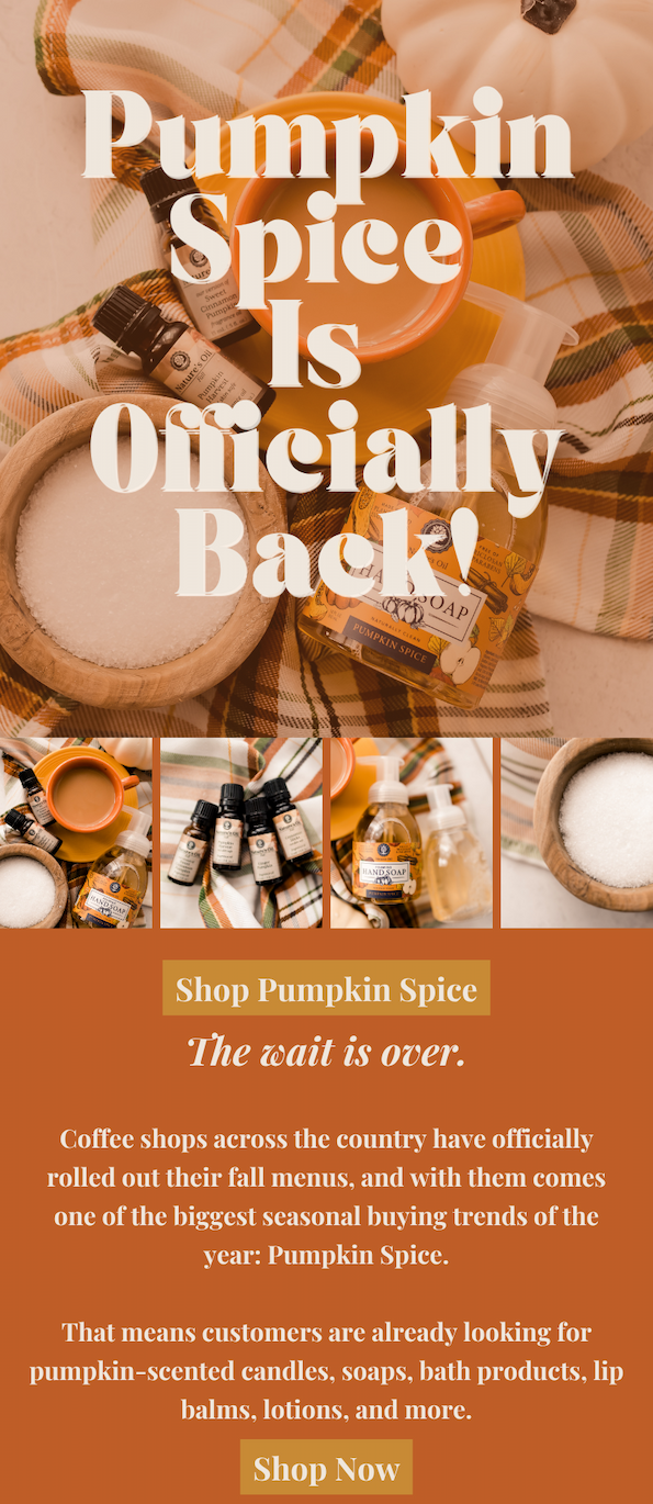Pumpkin Spice is Back