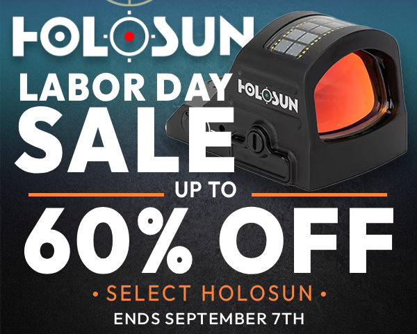 Holosun - up to 25% OFF select Holosun - Ends April 19th