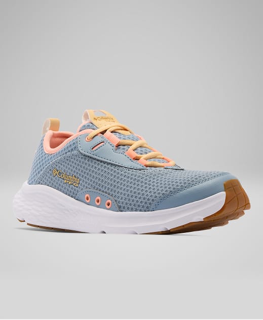 A light blue shoe