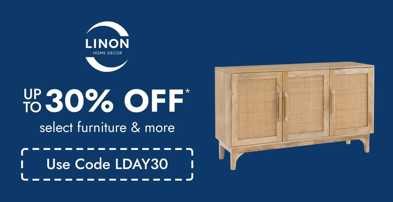 Linon Home Decor up to 30% off
