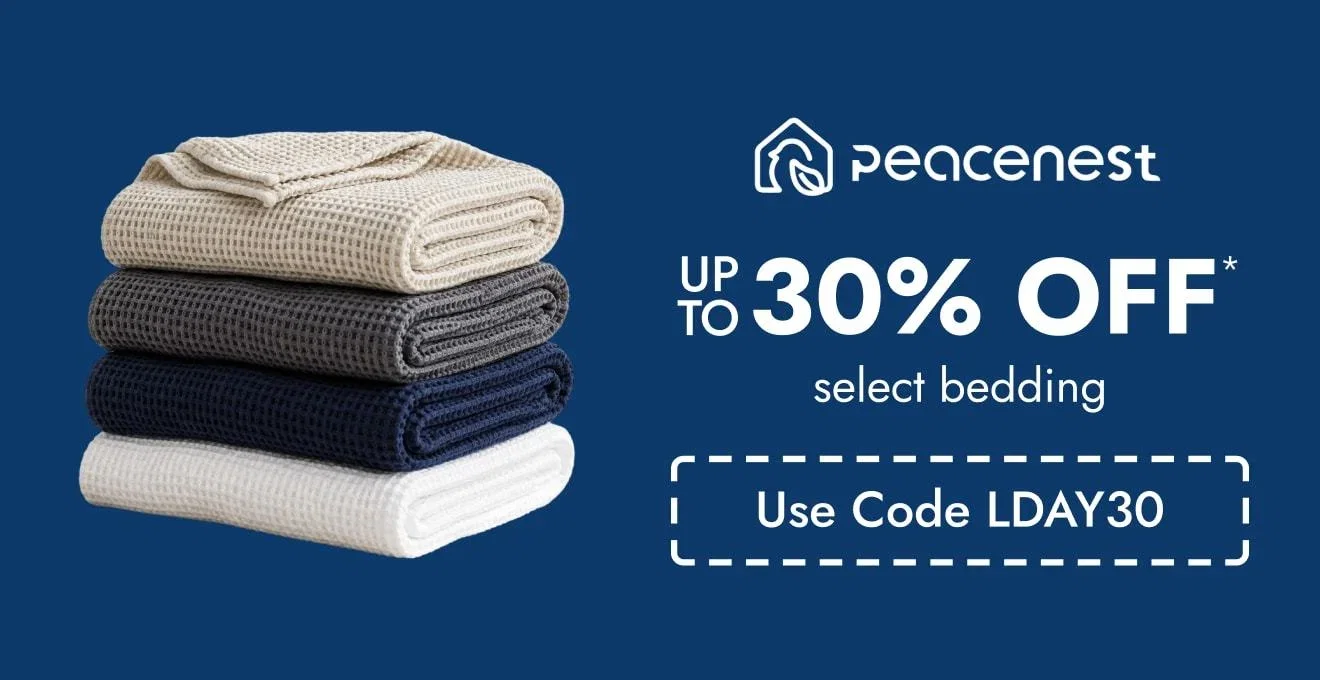 Up to 30% off Select Bedding by Puredown & Peacenest