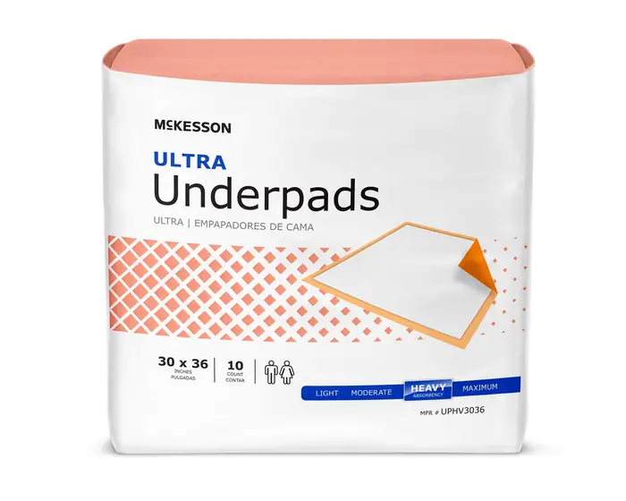 McKesson Ultra Disposable Underpads - Heavy Absorbency