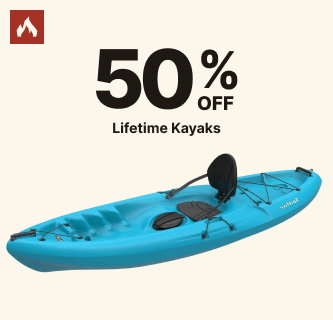 50% Off Lifetime Kayaks