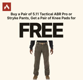 Buy a Pair of 5.11 Tactical ABR Pro or Stryke Pants, Get a Pair of Knee Pads for Free