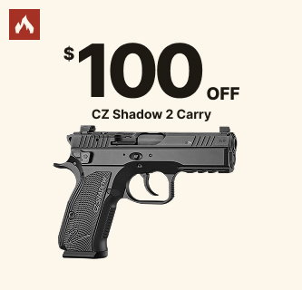 $100 Off CZ Shadow 2 Carry 9mm Luger 4in Black Pistol - 15+1 Rounds