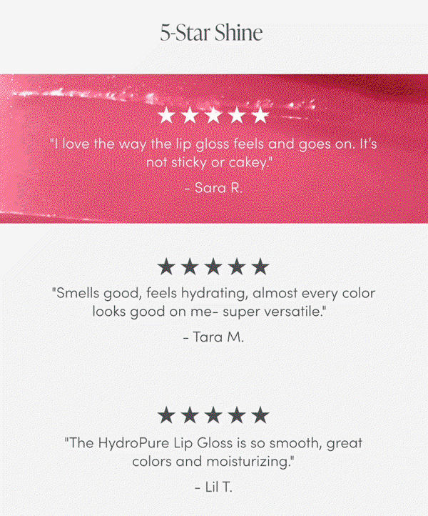 5-Star Reviews of Lip Gloss 