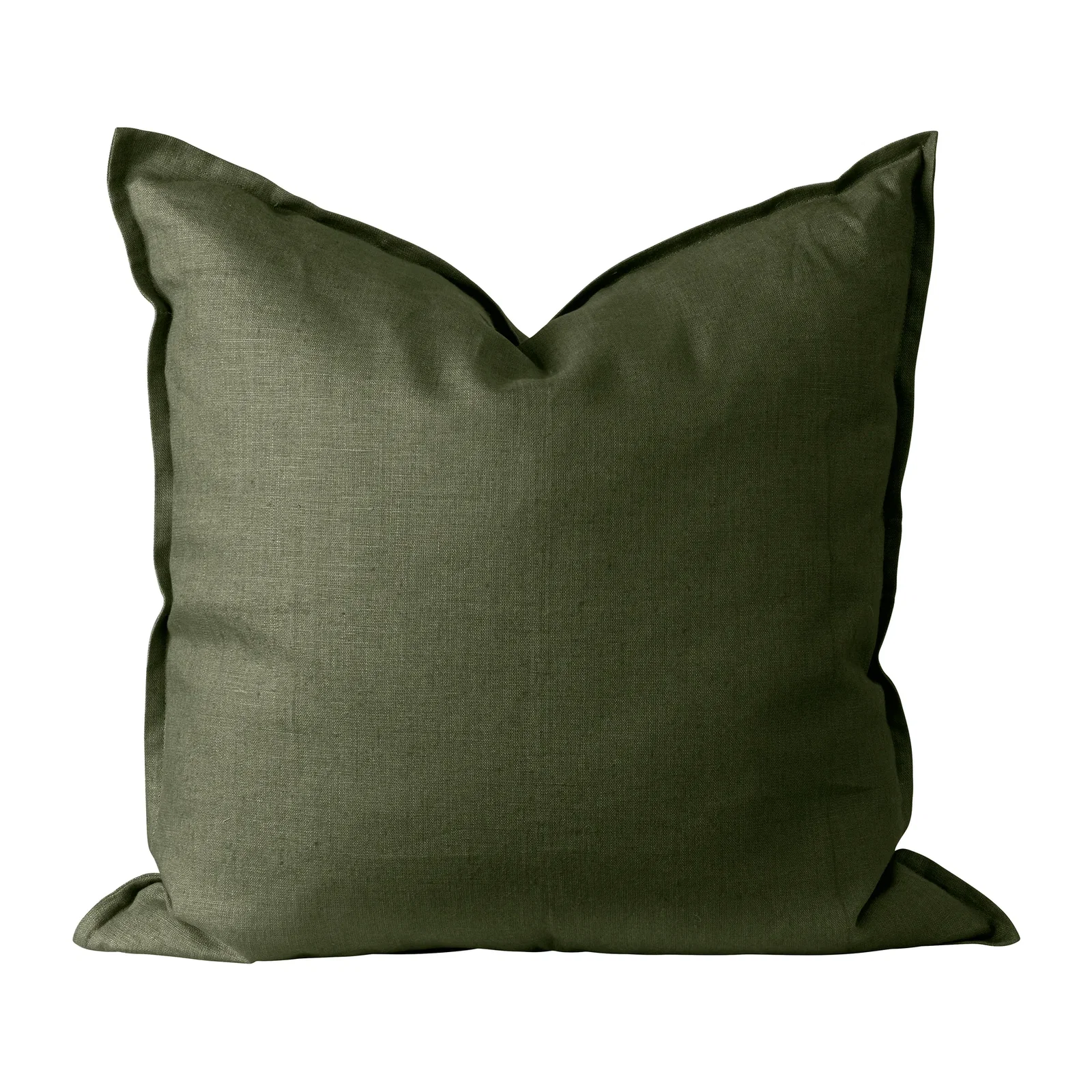 Calm pillow case linen 50x50 cm Forest Green