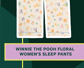 Winnie the Pooh Floral Women's Sleep Pants