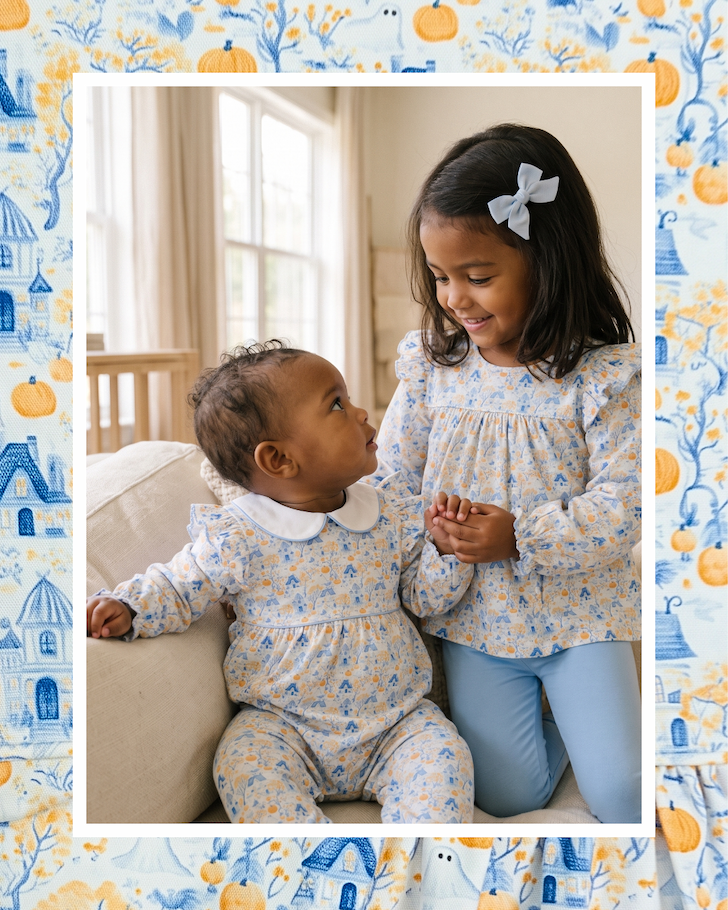 Trick-Or-Treat Toile Knit Collection