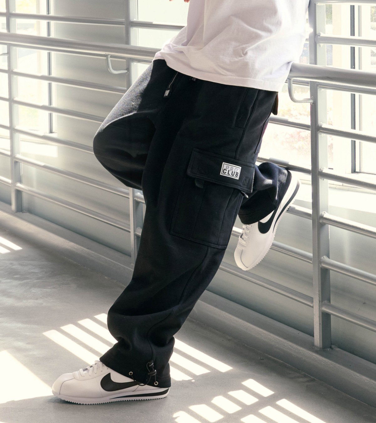Shop men's pants, including cargo sweatpants from Pro Club