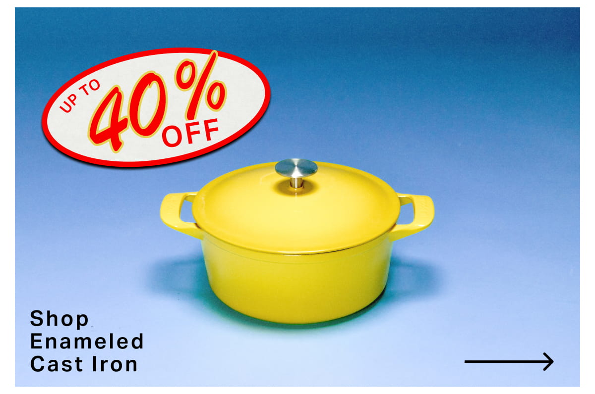 Up to 30% off. Shop enameled cast iron. Image of yellow cast iron dutch oven