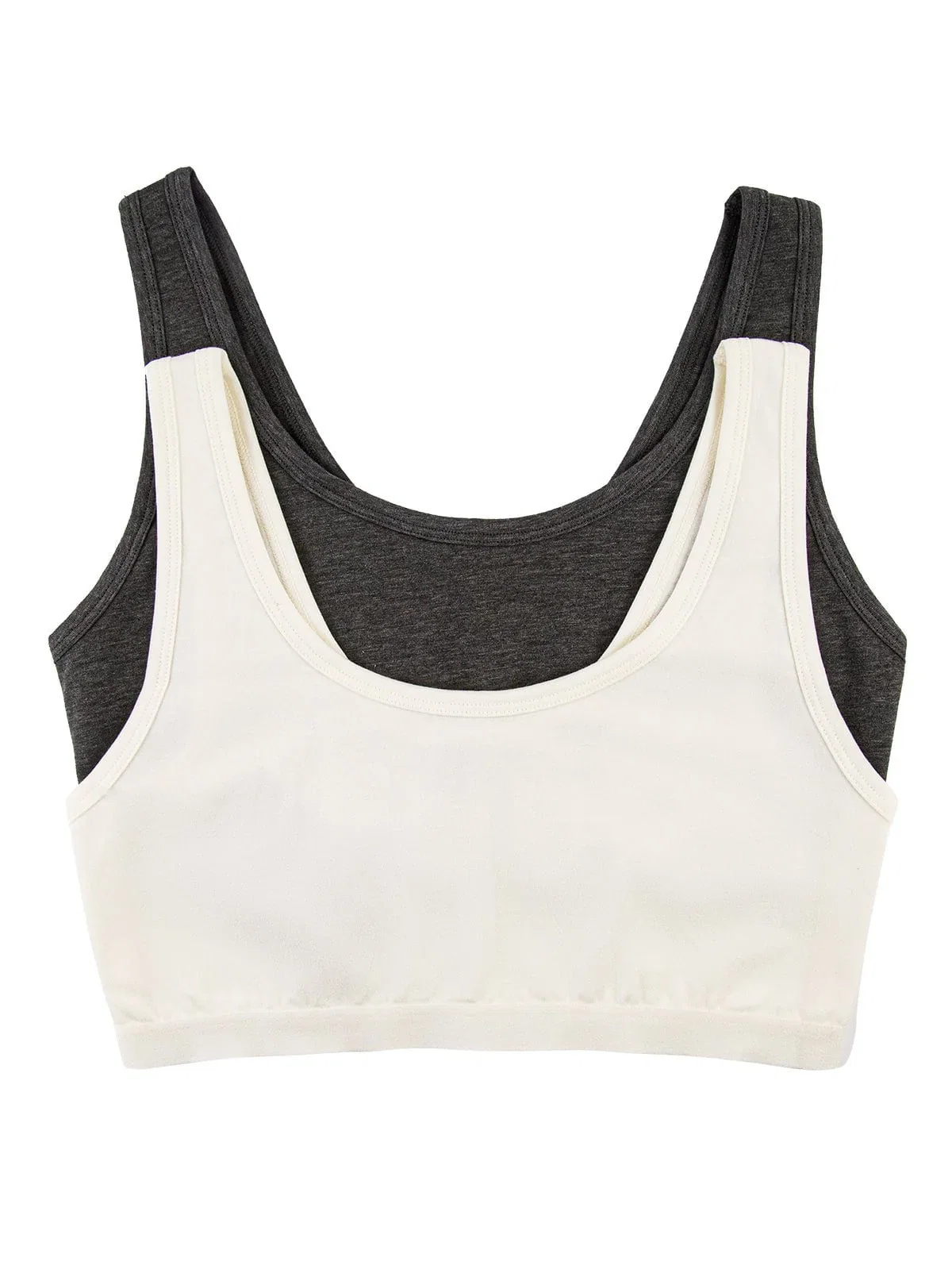 Image of Organic Cotton Stretch Bralette 2-Pack