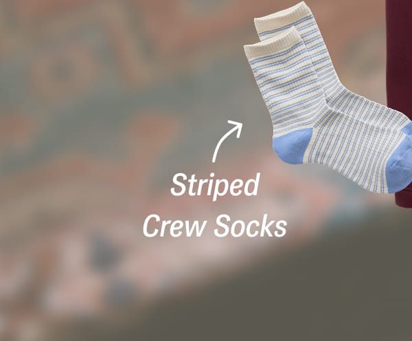Striped Crew Socks