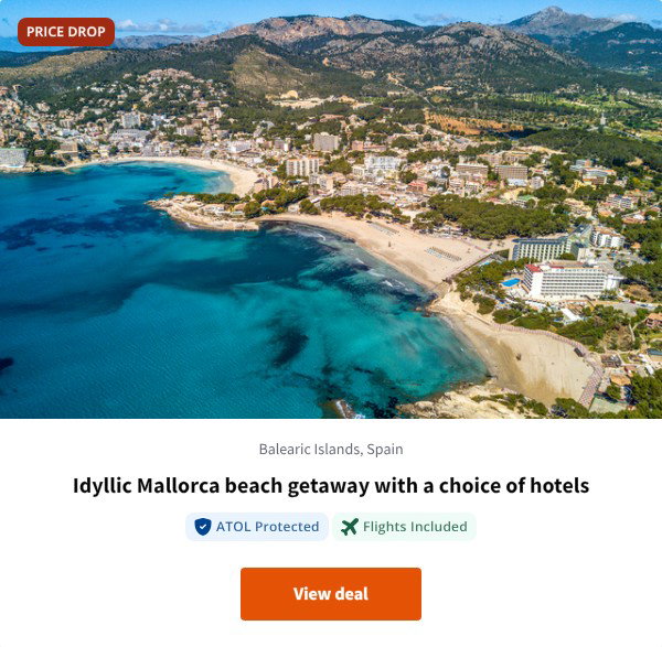 Idyllic Mallorca beach getaway with a choice of hotels