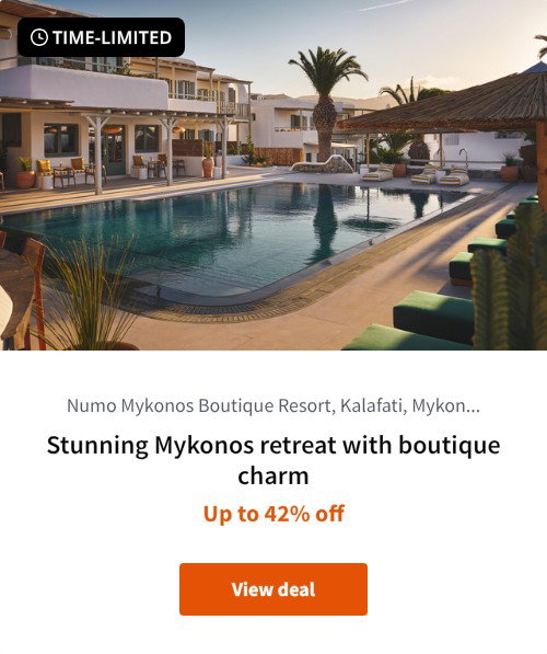 Stunning Mykonos retreat with boutique charm